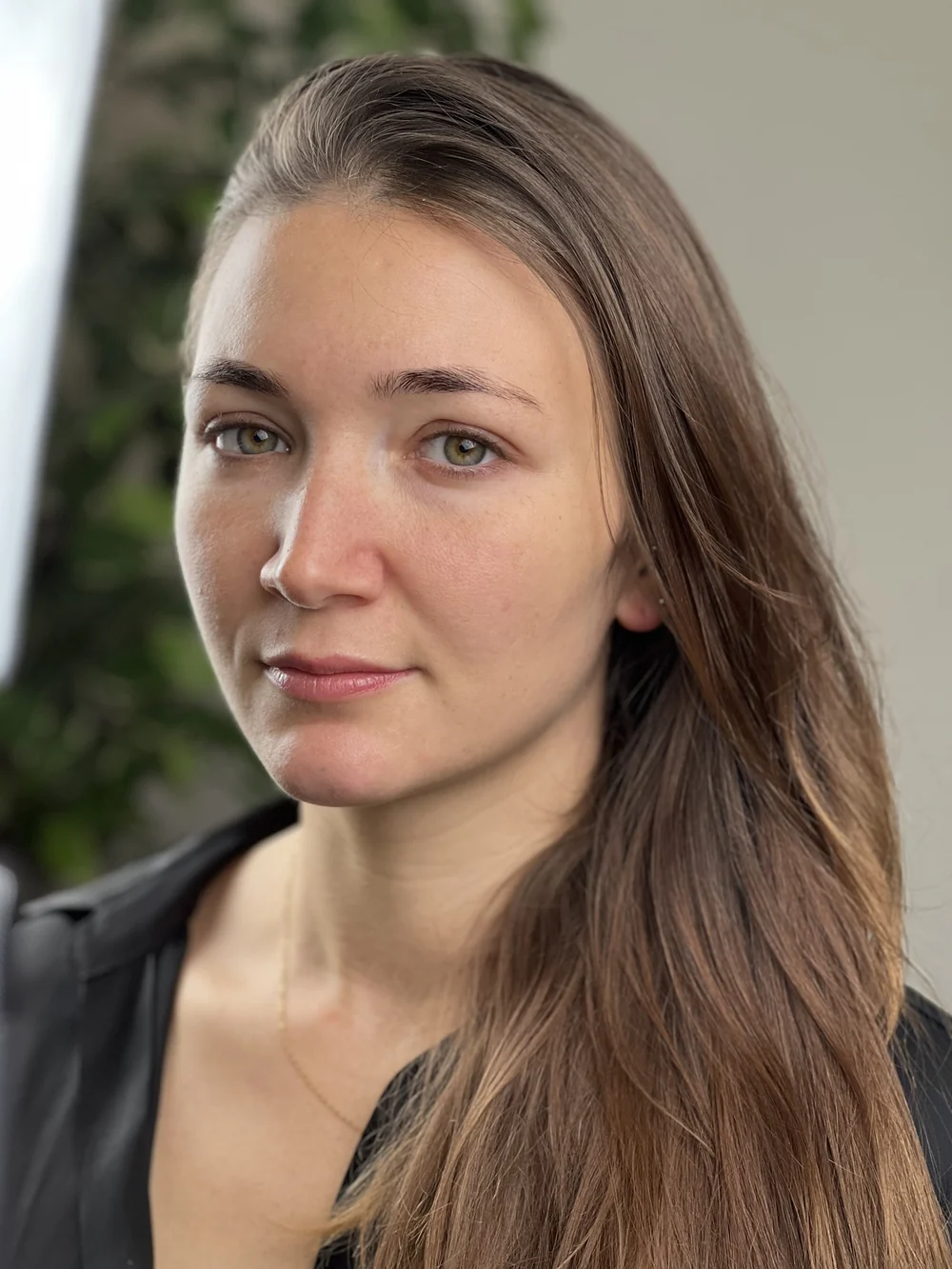 Das Kursmodel vor dem Auftragen des Make-ups